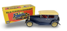 Japan SSS Quality Toys Old-Timer Limousine Tin Friction Powered Car w/Box