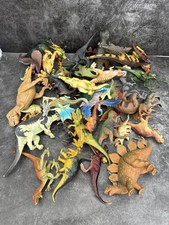 Gro&szlig;es Konvolut gemischt Dinosaurier Plastik Spielfiguren Restposten Vorschule Markenlos gebraucht