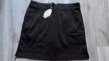 Greg Norman Golf Skort Womens size 6 Perfect Fit Black Activewear Pockets Tennis