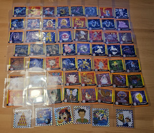 62 Pokemon Artbox Series One Stickers Set 1999