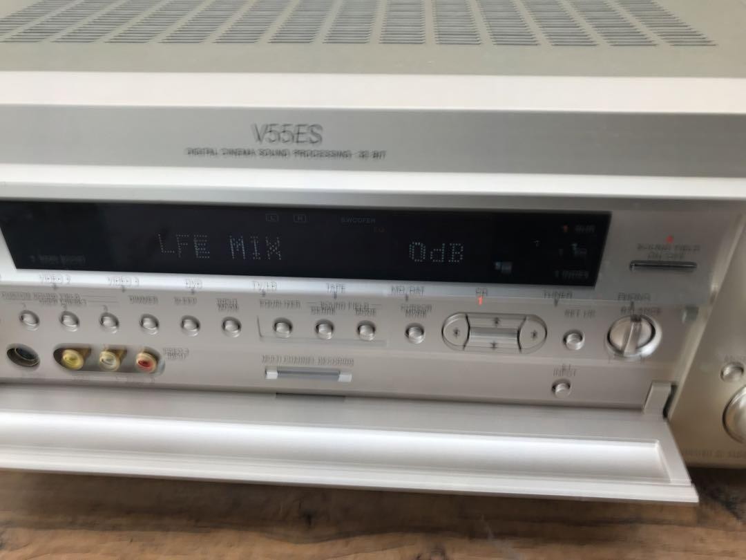 SONY TA-V55ES Integrated AV Amplifier Silver speaker