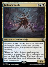 1x Fallen Shinobi MTG - Commander: Outlaws of Thunder Junction - NM-Mint