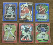 Nick Hull 2021 Prizm Draft Picks Red Autograph 23/50 - Cubs