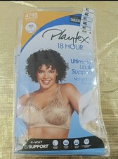 Playtex 18 Hour Bra Ultimate Lift  Support 44C White New