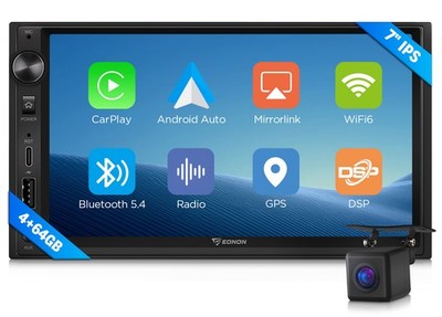 Eonon UX7A 7 inch Android 14 Double 2 DIN Car Stereo Radio GPS CarPlay Head Unit