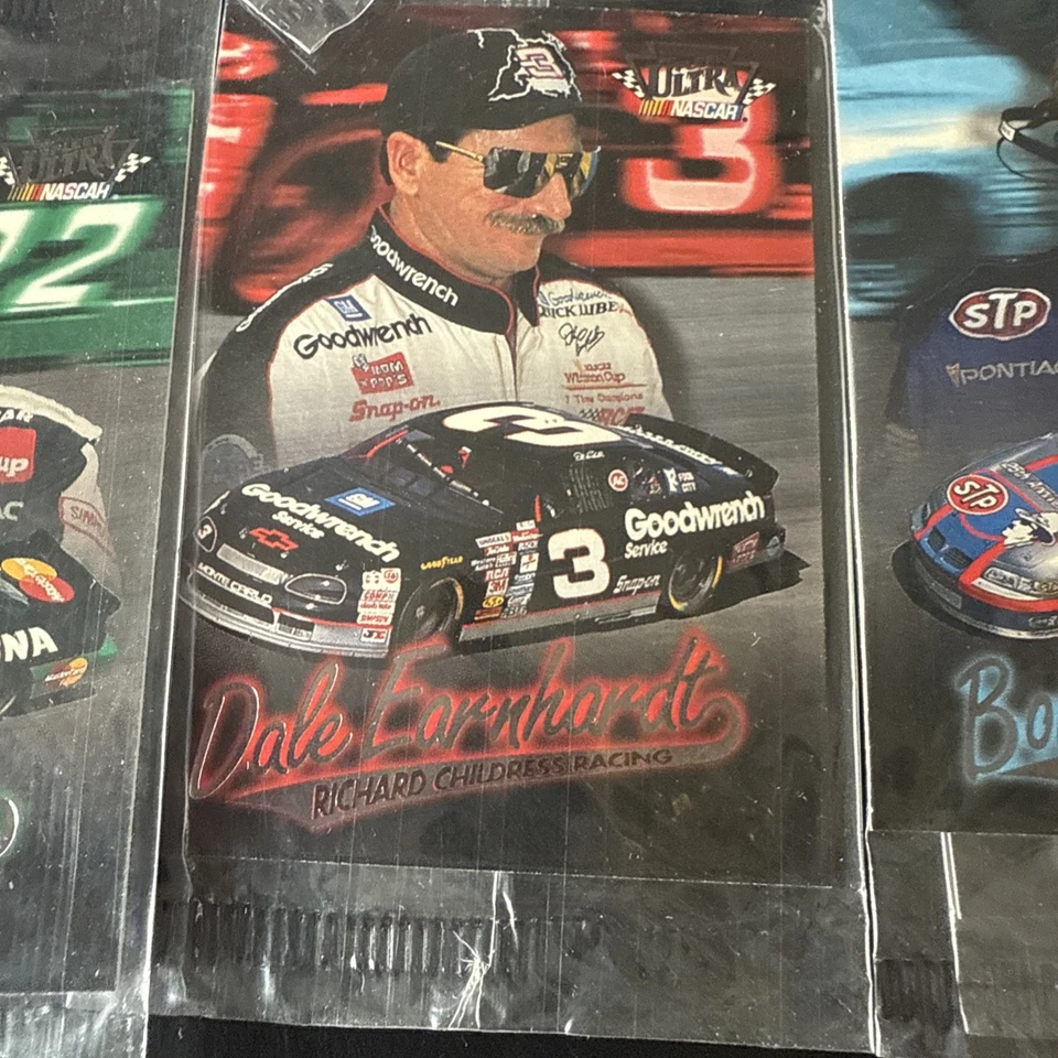 1997 Fleer Ultra NASCAR Shoney's Collectible Cards 1-16 SEALED Original Package - Image 3 of 4