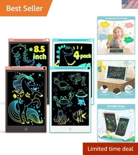 Portable 8.5 Inch Colorful Doodle Tablet Bundle - Eco-Friendly & Eye-Protective