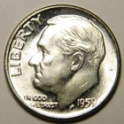 1959 P Roosevelt Silver Dime BU    "Actual Coin Pictured"