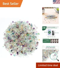 Versatile 0.5LB Mini Polished Rock Chips - Perfect for Crafts & Plant Decor