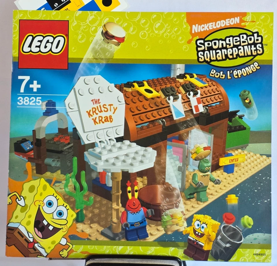 Lego 3825 Sponge Bob: Krusty Krab, NEW, Complete Manufacture Sealed bags - Image 2 of 4