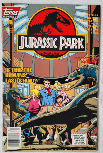Jurassic Park #4 (Topps 1993)