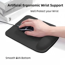 Ergonomic Memroy Foam Soft Comfortable Mouse Pad with Wrist Rest Support