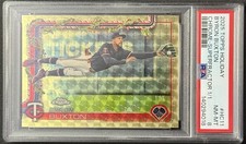 2025 TOPPS CHROME HOLIDAY BYRON BUXTON SUPERFRACTOR 1/1 PSA 8