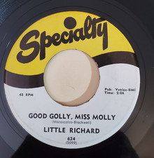 Little Richard GOOD GOLLY MISS MOLLY (ROCK N ROLL 45) #624 PLAYS VG+ TO VG++