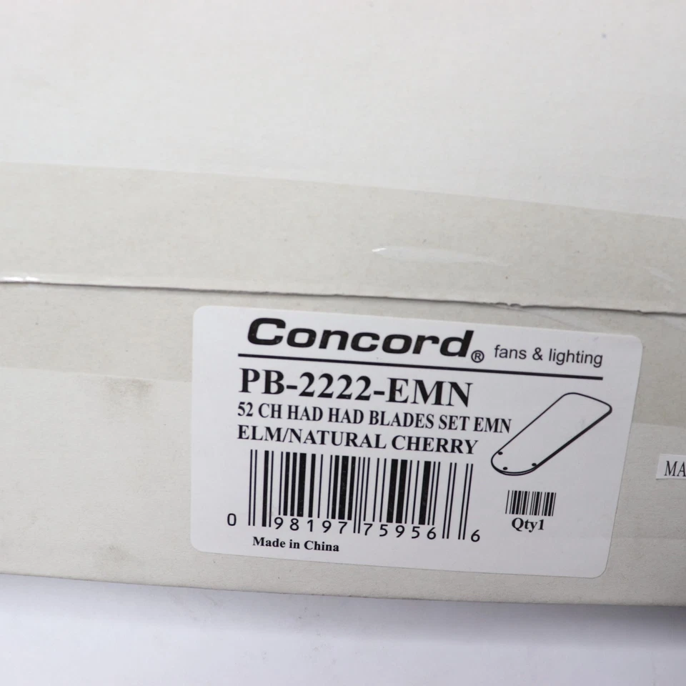 Concord California Home 5 Blade Set Elm / Natural Cherry 52" PB-2222-EMN  - Image 2 of 4