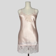 Lace trim slip dress