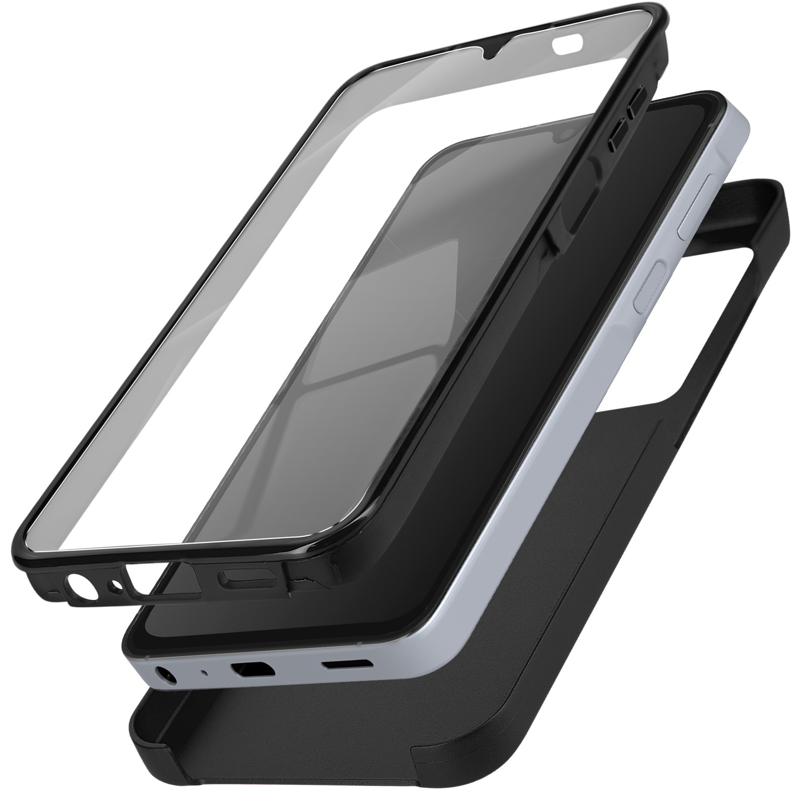 Coque 360 Galaxy A25 5G Avizar idéale pour les activités extérieures et voyages