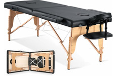 Massage Table Portable Massage Bed Lash 2 Fold SPA Table 24 inch Wide Salon Bed
