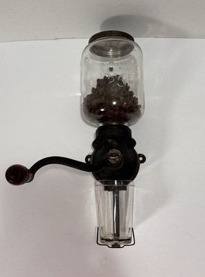 vintage an・an no.25 Antique Arcade No. 25 Wall Mount Coffee Grinder w/Original Lid | eBay