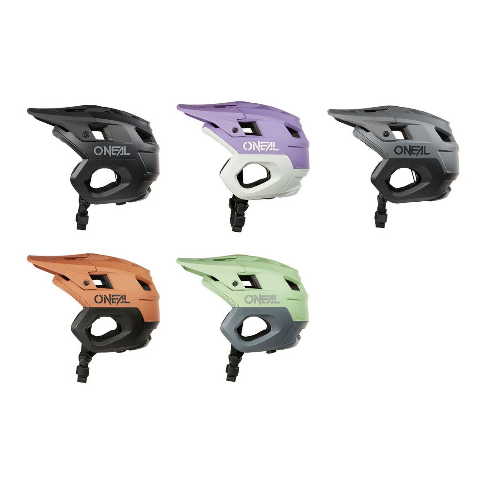 Oneal TRAPPER SOLID Half Shell MTB Helmet Open Face Mountain Bike DH | eBay