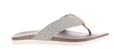 Johnnie-O Mens Windward Taupe Flip Flops Size 8 7782498 