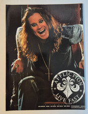 OZZY OSBOURNE Affliction Clothing htf oop ~ Magazine Print/Promo Ad 2011