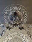 Set Of 9 ~ Kosta Boda Crystal ~ Rut Majestic Luncheon Plate ~  Sweden — photo 3