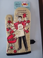 Blue Q - I'll Feed All You F**kers Oven Mitt