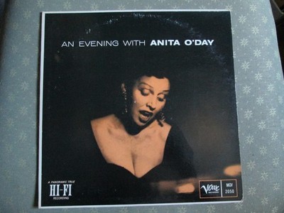 An Evening With Anita O'Day - Verve Records MGV-250 - VG+ LP 