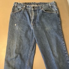 Vintage Orange BLANK Tab Levi 506 Levi Jeans 36x30 Blue Distressed jeans