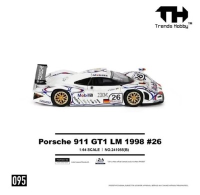 Trends Hobby Porsche 911 GT1 LM 1998 #26 095 1/64 for sale online