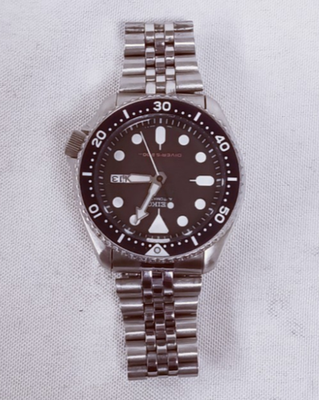 Seiko SKX007 7S26-0020 Black Boy Diver's Automatic Men's Watch | eBay