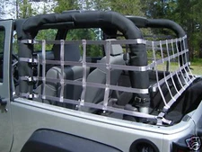 Fits 2007-2018 Jeep JK 2 Door Wrangler One Piece Wraparound Cargo Net