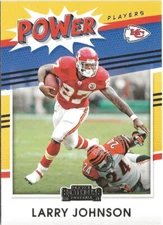 2021 Panini Contenders Larry Johnson Power Players #PP-LJO SP Chiefs