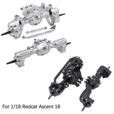 RZXYLRC Ascent18 Brass Complete Portal Axles for 1/18 RC Crawler Redcat Ascent-18 Heavy Duty Axle Metal Upgrades,Spider Pattern