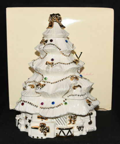 Lenox Jewed Candleight Christas Tree 2003 Mint In Original Box