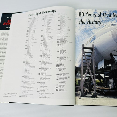 80 años de aviación civil por Leo Marriott tapa dura aviones historia - Imagen 8 de 10