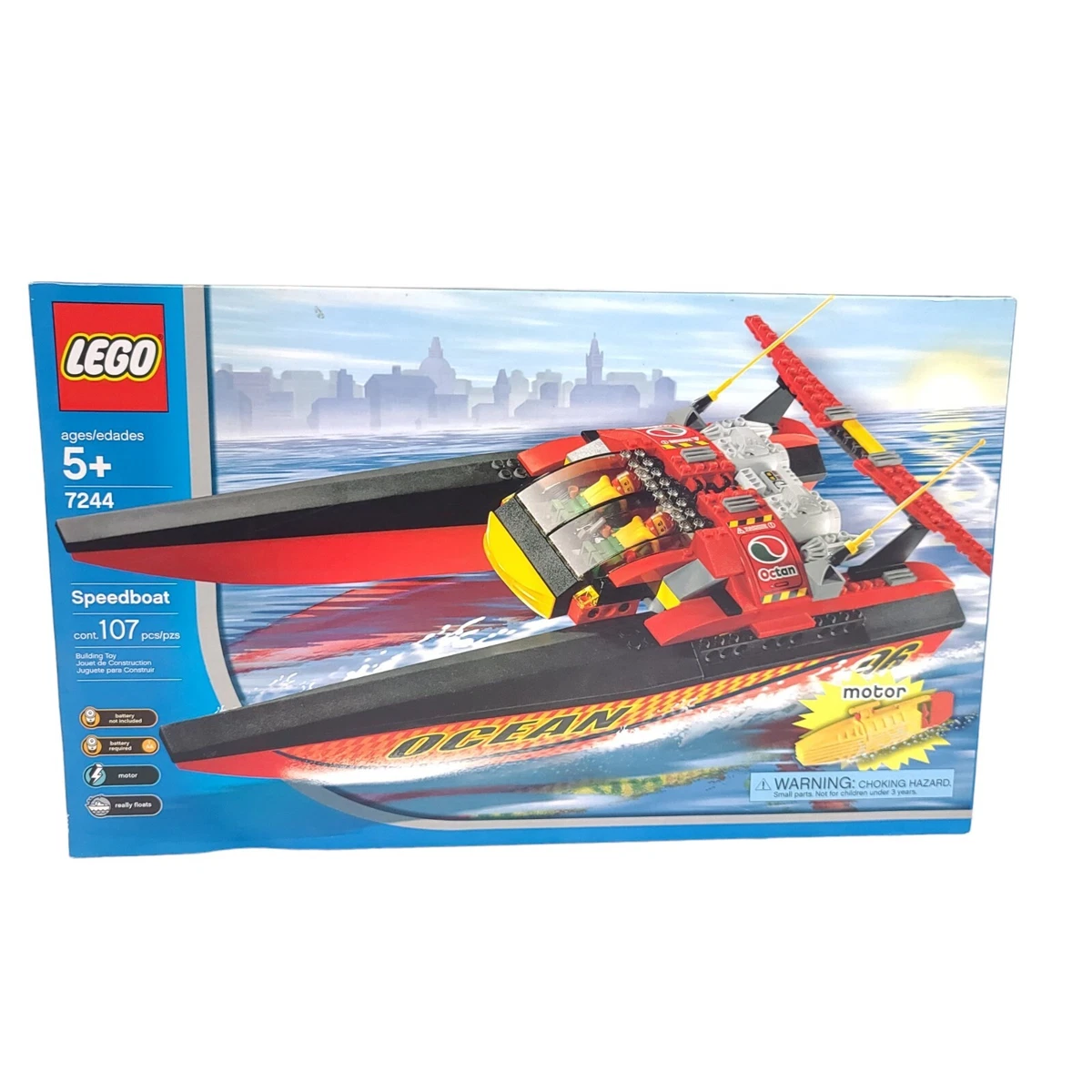 Lego city sales speed boat