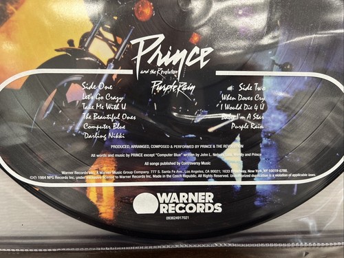 Prince The Revolution Purple Rain Limited Edition Vinyl Soundtrack - Picture 3 of 9