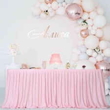 Eternal Beauty Sequin Table Skirt Rectangle Round Table Cover. READ DESCRIPTION