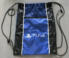 PlayStation Experience 2017 PSX | PS4 Logo Drawstring Cinch Bag Backpack USED