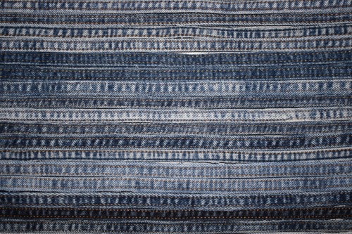 Denim Scraps Double Stitched Seams LOT Processed jeans UpCycle Crafts 1 pound - Picture 7 of 7