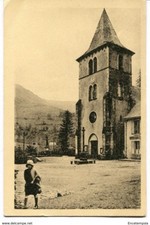 CPA-Carte postale- France -Saint Jacques des Blats - Place de l'Eglise (CPV1183)