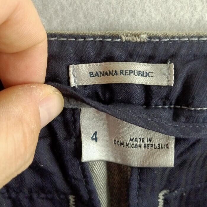 Banana Republic Denim Trousers Womens Size 4 Gray… - image 7