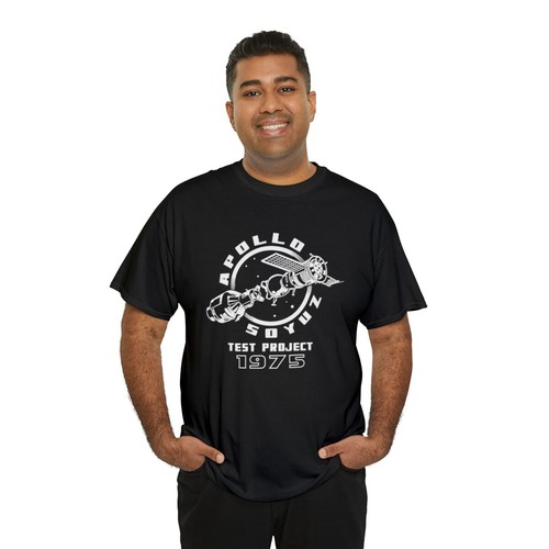 Apollo Soyuz Test Project 1975 | Unisex | Cotone Pesante | T-shirt | NASA - Foto 22 di 74