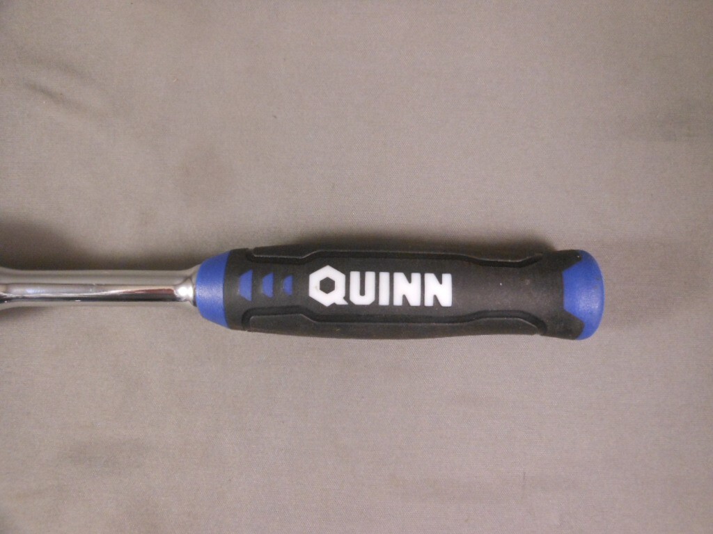 New Quinn 70590 1/4" 90 tooth Comfort Grip Low Profile Pear Head Ratchet Wrench
