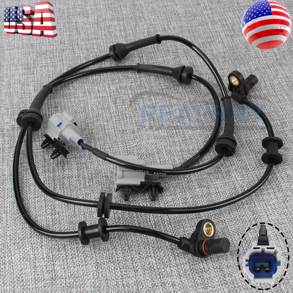 Front Left Right ABS Wheel Speed Sensor For 2005-2014 Nissan Xterra Frontier 4.0 - Image 2 of 4