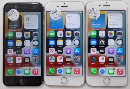 Apple iPhone 6s A1633 64 Go débloqué bon état vérification IMEI lot de 3 - Photo 1 sur 12