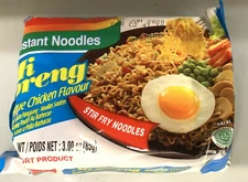 10 Pack x 2.82oz] INDOMIE Mi Goreng Instant Stir Fried Chicken Noodles Indonesia