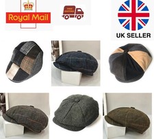 Stylish wool blended Men's Baker News Boy panel flat cap BUY 2 GET ONE HALF PRI